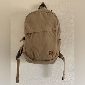 Fjallraven G1000 Canvas Backpack Bag Khaki Brown School